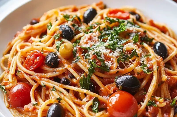 puttanesca pasta puttanesca pasta